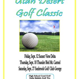Desktop Publishing: Utah Desert Golf Classic